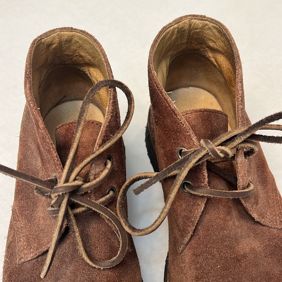 FRYE MENS DAKOTA CREPE CHUKKA  LEATHER BOOTS 9.5 - Picture 6 of 16